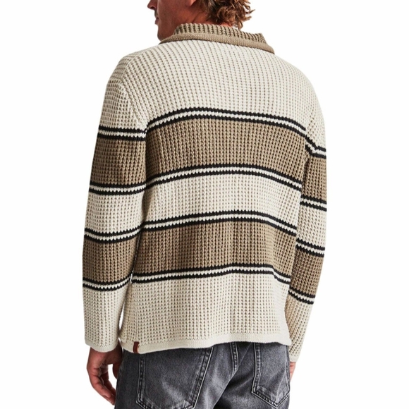 Brixton | Powell Chunky Knit Full Zip Cardigan Sweater | Size XL - Picture 2 of 8
